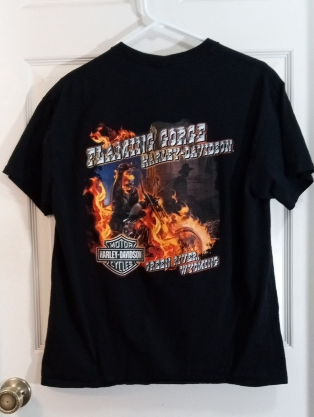 Harley-Davidson Black Short Sleeve Tee Shirt Men’s Large - Picture 4 of 6